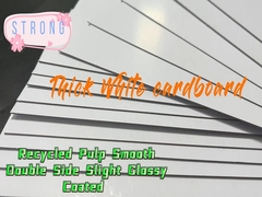 1.5 मिमी मोटी कागज बोर्ड फोटो फ्रेम के लिए डबल साइड सफेद कार्डबोर्ड