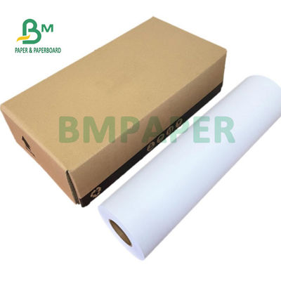 वाइड फॉर्मेट 80gsm 20LB कैड प्लॉटर पेपर रोल 18'' 24' 36' X 500ft इंजीनियरिंग आर्किटेक्चरल ड्राइंग के लिए