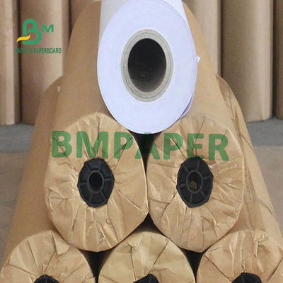 Cad इंजीनियरिंग ड्राइंग पेपर 80gr 20lb मोटा वर्जिन पल्प सफ़ेद रोल
