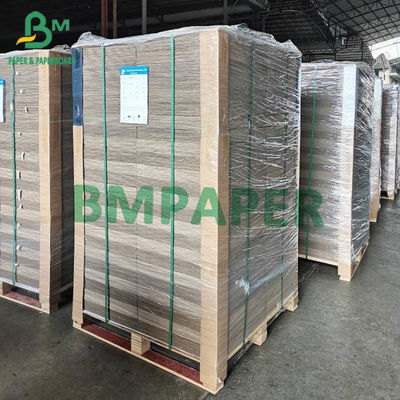 OEM डुप्लेक्स पेपर कार्टन बोर्ड एक तरफ ग्रे एक तरफ लेपित सफेद शीट 200 - 450gsm