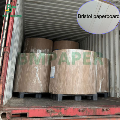 300gsm 350gsm 400gsm कोटिंग 1 साइड ब्रिस्टल पेपर बोर्ड फोल्डिंग बॉक्स के लिए 22.5′′ × 28.5′′