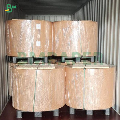 50gsm Red One Side Glossy Stripped Kraft Paper for Floral Wrapping