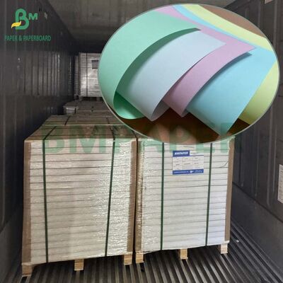 80 ग्राम सफेद सीबी और 56 ग्राम पीला सीएफ कार्बनलेस एनसीआर पेपर शीट 22×34