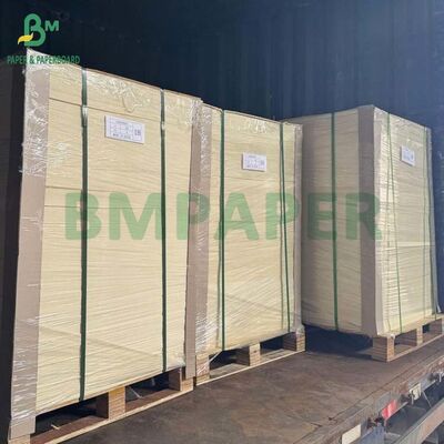 455mm x 650mm बिना कोटिंग वाला कोस्टर बोर्ड 390GSM प्राकृतिक सफेद बीयर मैट के लिए