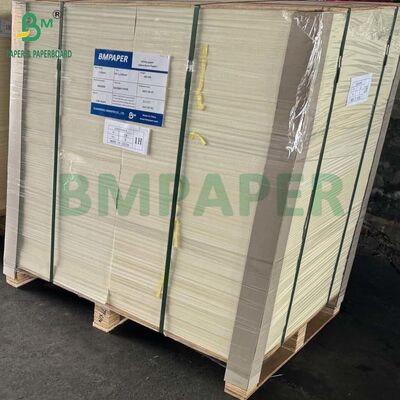 390GSM 0.7MM व्हाइट एब्जॉर्बेंट पेपर बीयरमैट बोर्ड ड्रिंक कोस्टर के लिए