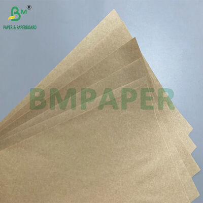 नॉन-टॉक्सिक ग्रीस रेसिस्टेंट 30gsm 35gsm ब्राउन ग्रीसप्रूफ पेपर सैंडविच रैप बर्गर चिप्स के लिए