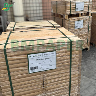 0.6 मिमी 0.7 मिमी अवशोषक कप कोस्टर बोर्ड | सफेद पल्पबोर्ड ब्लॉटिंग पेपर 16.5"×24.4" शीट्स