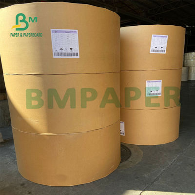 चिकनी फ्लैट सतह के साथ 50gsm 80gsm व्हाइट बॉन्ड पेपर रोल