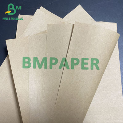 ब्राउन फूड पैकिंग बैग वाइड 0.5m - 2.5m के लिए 40gsm 70gsm BKP बोरी क्राफ्ट पेपर