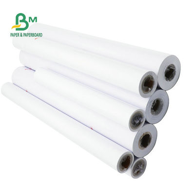 वाइड फॉर्मेट सीएडी अनकोटेड बॉन्ड रोल्स 20# प्लॉटर पेपर 24'' x 150'