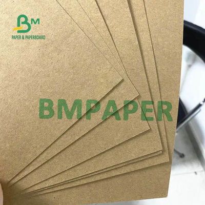 Uncoated Unbleached पुनर्नवीनीकरण पल्प क्राफ्ट पेपर 230gsm 250gsm 300gsm