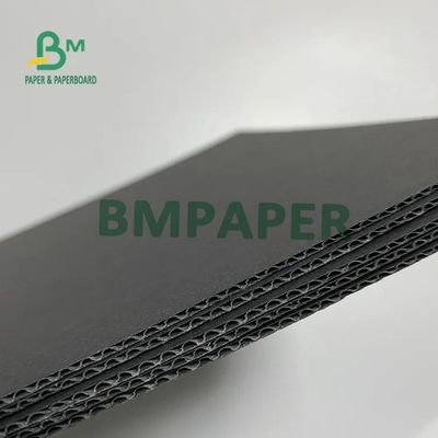 ई एफ बांसुरी काले नालीदार कागज गत्ता 110gsm 120gsm 150gsm मोटाई