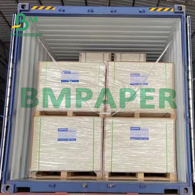 325g 37 × 25 '' फ्रीजर पेपर रोल, प्रक्षालित खाद्य ग्रेड सफेद लेपित बोर्ड ग्रीस प्रतिरोधी