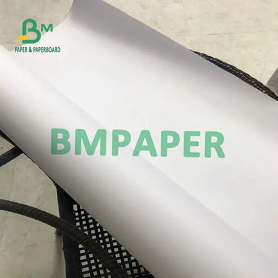 24&quot; 30&quot; 36&quot; × 50 Yds के साथ 20LB व्हाइट बॉन्ड पेपर रोल सीएडी प्लॉटर पेपर