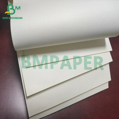 Uncoated क्रीम शेड वुडफ्री प्रिंटिंग पेपर 100gsm हाई ओपेसिटी