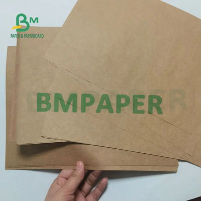 डिलीवरी बैग के लिए हाई स्ट्रेंथ डार्क ब्राउन क्राफ्ट पेपर शीट्स 80gsm 90gsm