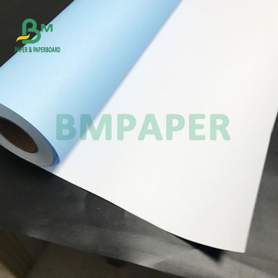 20LB वन साइड ब्लू प्रिंटिंग पेपर रोल्स सनशाइन ड्यूरेबल 508mm X 100m