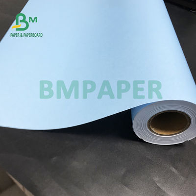 20LB वन साइड ब्लू प्रिंटिंग पेपर रोल्स सनशाइन ड्यूरेबल 508mm X 100m