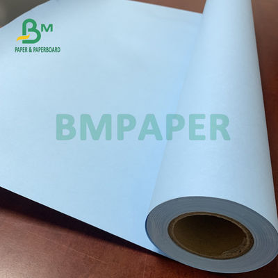20LB डबल साइड ब्लू इंजीनियरिंग कॉपी पेपर अनकोटेड 620mm X 100m