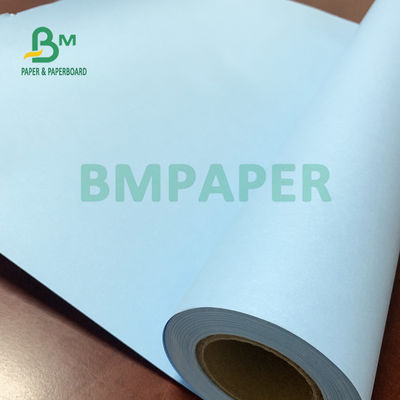 20LB डबल साइड ब्लू इंजीनियरिंग कॉपी पेपर अनकोटेड 620mm X 100m