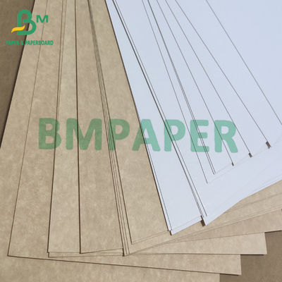 फूड व्हाइट कोटेड फोल्डिंग कार्टन बोर्ड क्राफ्ट बैक पेपर 325gsm
