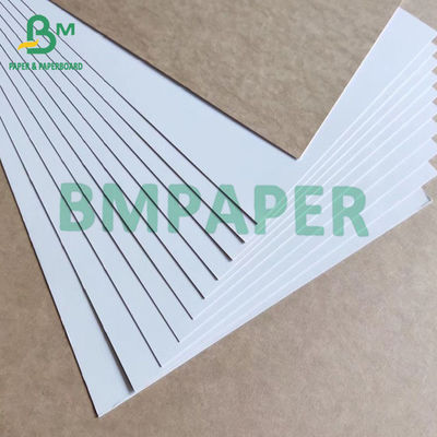 फूड व्हाइट कोटेड फोल्डिंग कार्टन बोर्ड क्राफ्ट बैक पेपर 325gsm