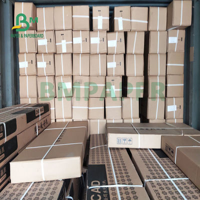24'' X 150ft 2'' डिज़ाइन 20lb के लिए कोर ब्लू इंजीनियरिंग प्लॉटर पेपर
