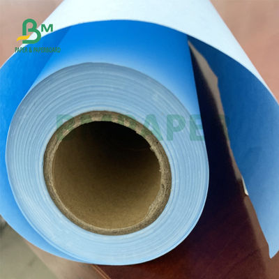 24'' X 150ft 2'' डिज़ाइन 20lb के लिए कोर ब्लू इंजीनियरिंग प्लॉटर पेपर