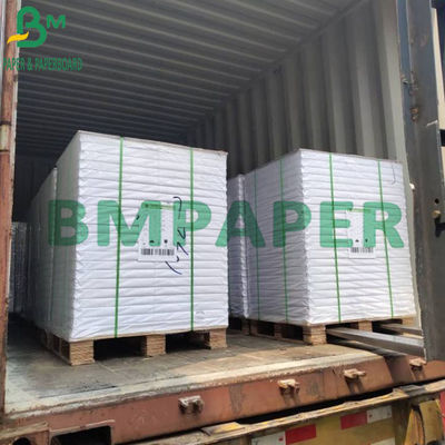 360g 25 × 38 '' व्हाइट ग्लॉस पेपर C2S हैंगटैग के लिए डबल साइड कोटेड कवर