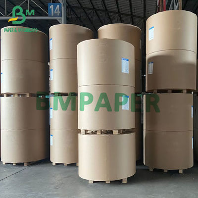 45gsm 48.8gsm न्यूज़प्रिंट पेपर रोल 650mm 860mm 500 शीट्स प्रति रीम के साथ