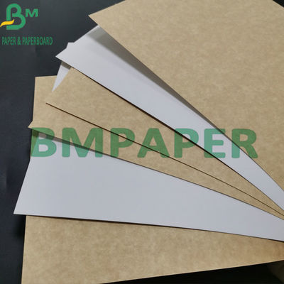 वर्जिन पल्प 325gsm फूड ग्रेड क्राफ्ट पेपर व्हाइट कोटेड ब्राउन बैक के साथ