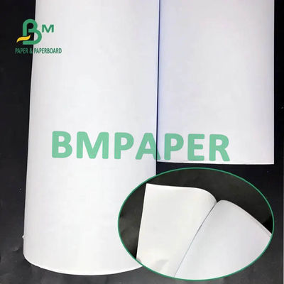 Cad इंजीनियरिंग ड्राइंग पेपर 80gr 20lb मोटा वर्जिन पल्प सफ़ेद रोल