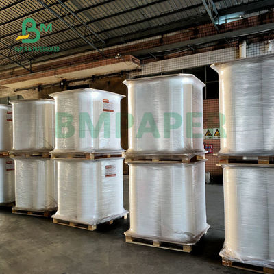 29mm 35mm x 5000m फूड ग्रेड पीने के लिए 28gsm स्ट्रॉ रैपिंग पेपर रोल