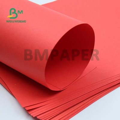 DIY क्राफ्ट 1350 मिमी स्पष्ट छवि के लिए 100 - 250 ग्राम लाल रंग अनकोटेड ब्रिस्टल पेपर
