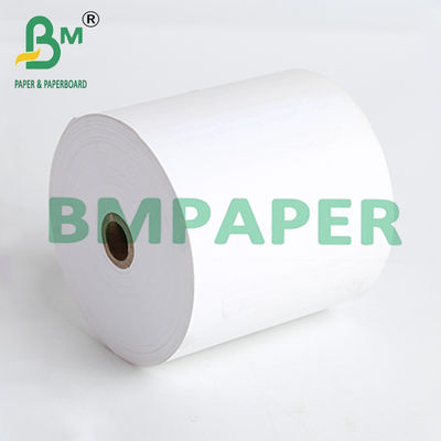 कैश रजिस्टर के लिए 80x80MM 57x50MM सफेद पारभासी पेपर बॉन्ड पेपर