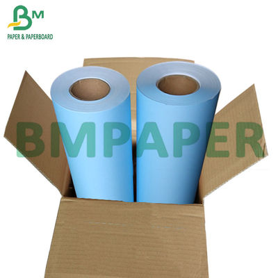 0.91×50m 80gsm ब्लू डिजिटल CAD प्लॉटर पेपर एंड एप्लीकेशन बिल्डिंग ले आउट