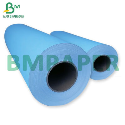 0.91×50m 80gsm ब्लू डिजिटल CAD प्लॉटर पेपर एंड एप्लीकेशन बिल्डिंग ले आउट