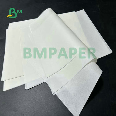हैम्बर्गर्स रैपिंग के लिए 30gsm 35gsm 40gsm सफेद रंग लेपित ग्रीसप्रूफ पेपर रोल