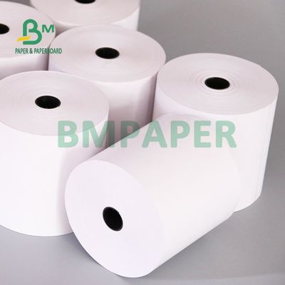 कैशियर रसीद 80 मिमी 57 मिमी के लिए BPA मुक्त 65gsm थर्मल प्रिंटर पेपर रोल