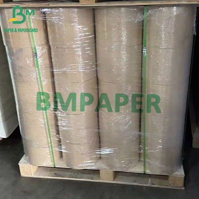 70gsm 55gsm 48gsm थर्मल प्रिंटिंग पेपर ब्लैक डिस्प्ले 790mm व्हाइट रोल