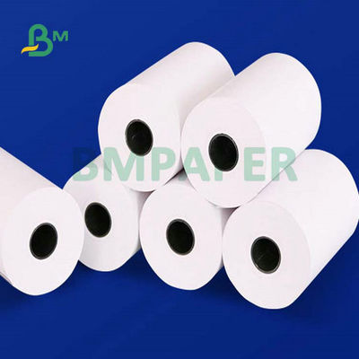 बैंक पीओएस के लिए 55gr 80x80mm 57x40mm कैश रजिस्टर थर्मल पेपर रोल