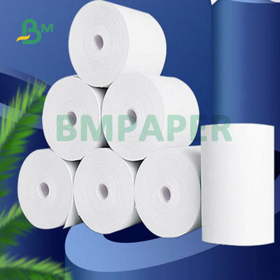 बैंक पीओएस के लिए 55gr 80x80mm 57x40mm कैश रजिस्टर थर्मल पेपर रोल