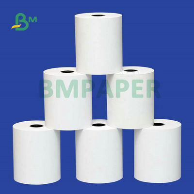 बैंक पीओएस के लिए 55gr 80x80mm 57x40mm कैश रजिस्टर थर्मल पेपर रोल
