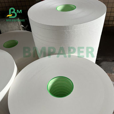 24gsm 28gsm व्हाइट क्राफ्ट स्ट्रॉ रैपिंग पेपर रोल 25mm 26.5mm कम्पोस्टेबल