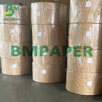 डिस्पोजेबल स्ट्रॉ के लिए 60GSM 120GSM फूड ग्रेड वर्जिन पल्प व्हाइट क्राफ्ट स्ट्रॉ पेपर