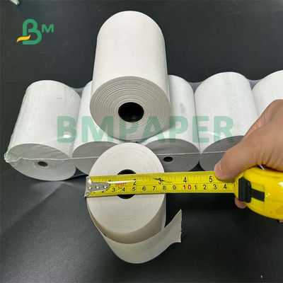 एटीएम रजिस्टर पेपर प्रिंटिंग के लिए 50Gr 55Gr 80 x 80mm 57 x 50mm थर्मल रसीद पेपर