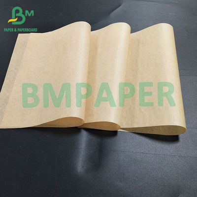 ब्राउन वाटरप्रूफ ग्रीसप्रूफ उच्च तापमान प्रतिरोधी और खाद्य ग्रेड पेपर