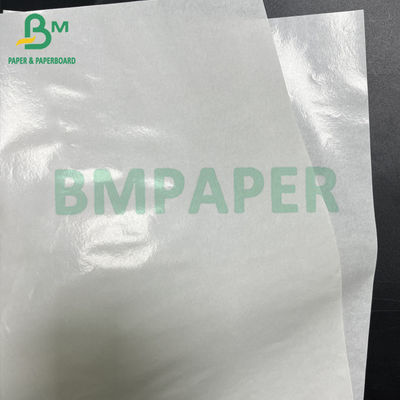 50 gsm + 10 gsm एकल पक्ष चमकदार पीई लेपित सफेद Kraft खाद्य कागज