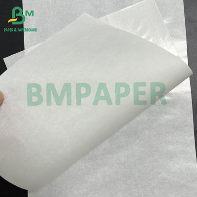 50 gsm + 10 gsm एकल पक्ष चमकदार पीई लेपित सफेद Kraft खाद्य कागज