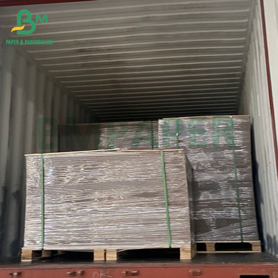 स्टोरेज बॉक्स के लिए 1300 ग्राम हार्ड और उच्च फोल्डिंग शक्ति लेमिनेटेड ग्रे चिपबोर्ड